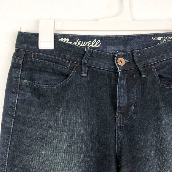 Madewell Dark Wash Skinny Skinny Ankle Jeans Size 26 - Picture 4 of 7